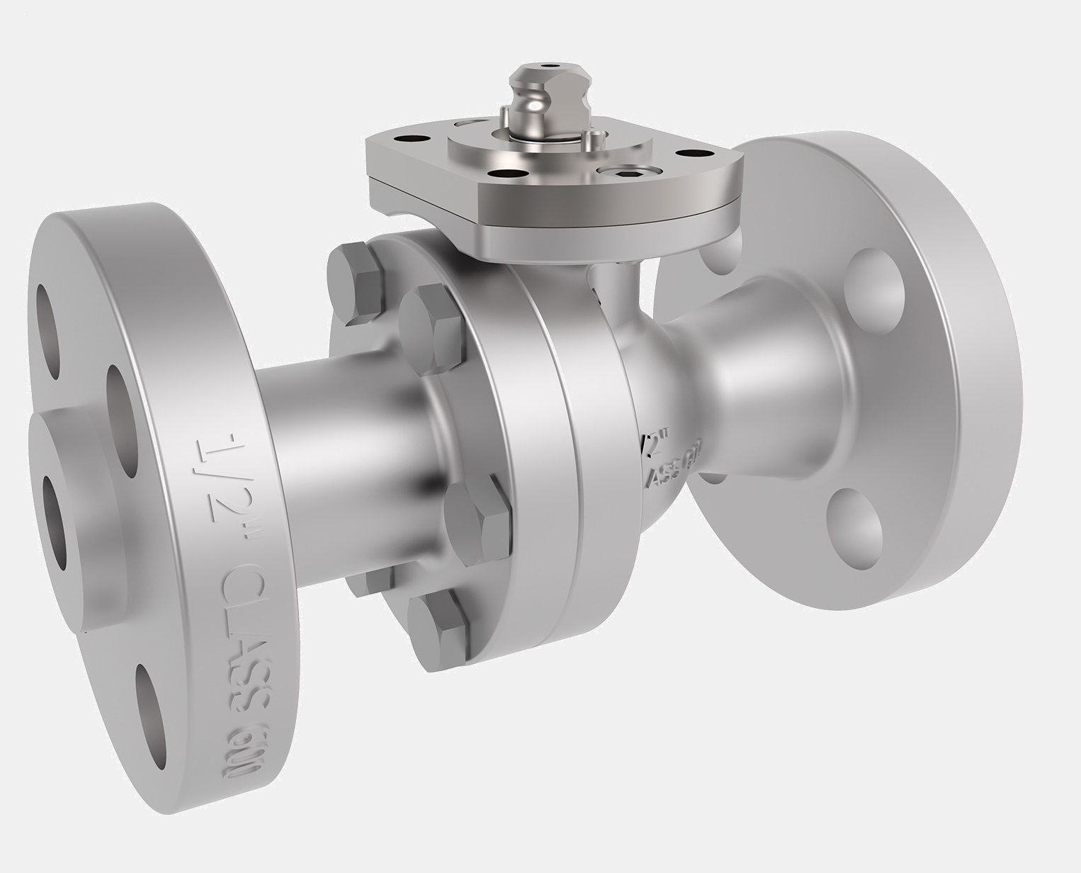Ball Valve 1/2" 600# ANSI FLANGED A351 CF8M Z66 RRRGV